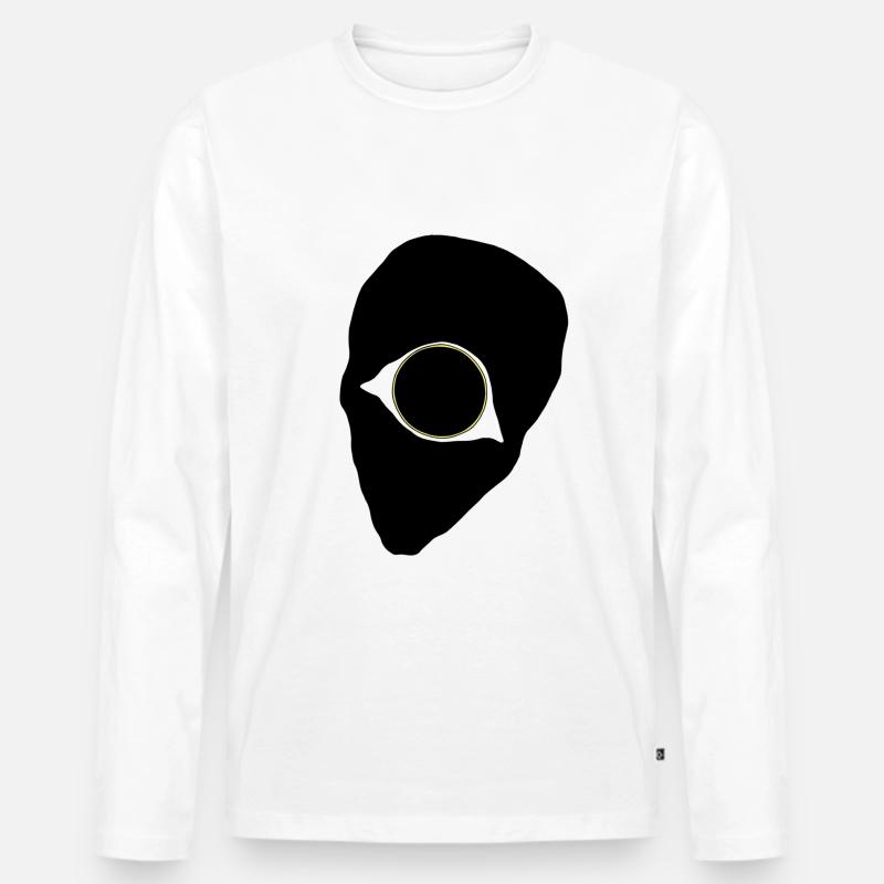 Mydriasis der Zyklopen - Männer Premium Bio Langarmshirt - Weiß