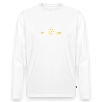 Kollege Ostern 2025 Beste Kollegen Ostergeschenk - Männer Premium Bio Langarmshirt - Weiß - Vorne - Nico (187cm)