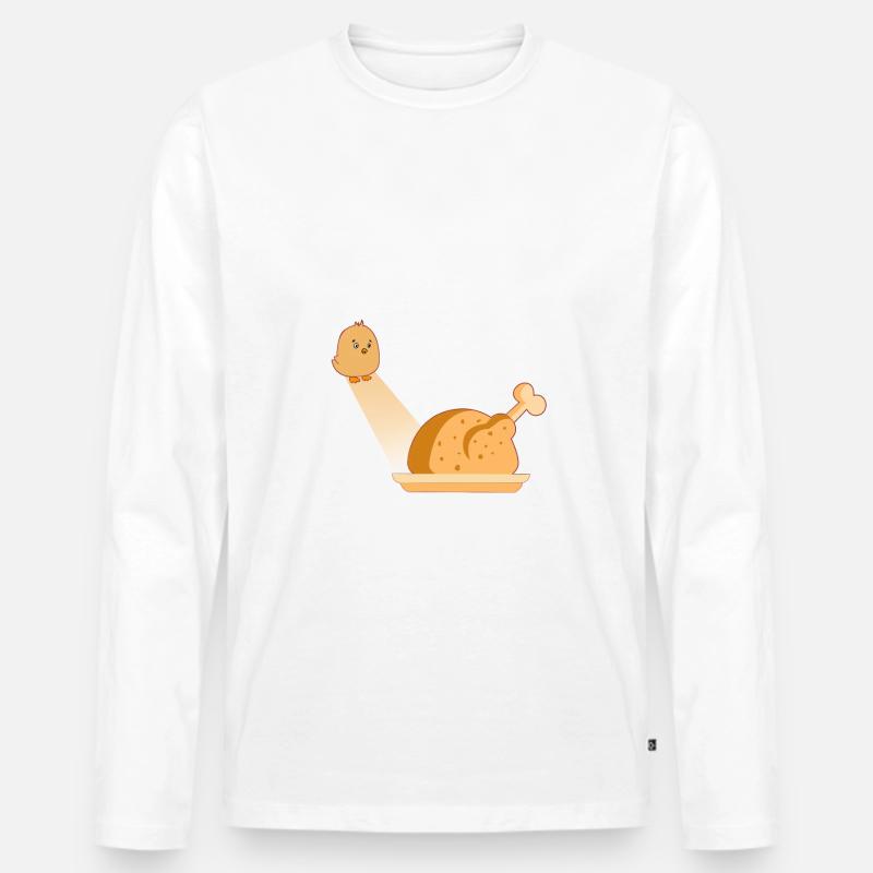 BRATHÄHNCHEN - Männer Premium Bio Langarmshirt - undefined