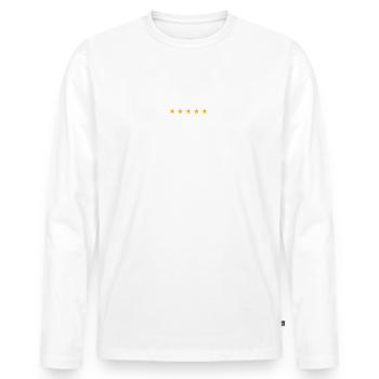 Industriemeister 2025 Meisterprüfung Meister Titel - Männer Premium Bio Langarmshirt - Weiß - Vorne - Nico (187cm)
