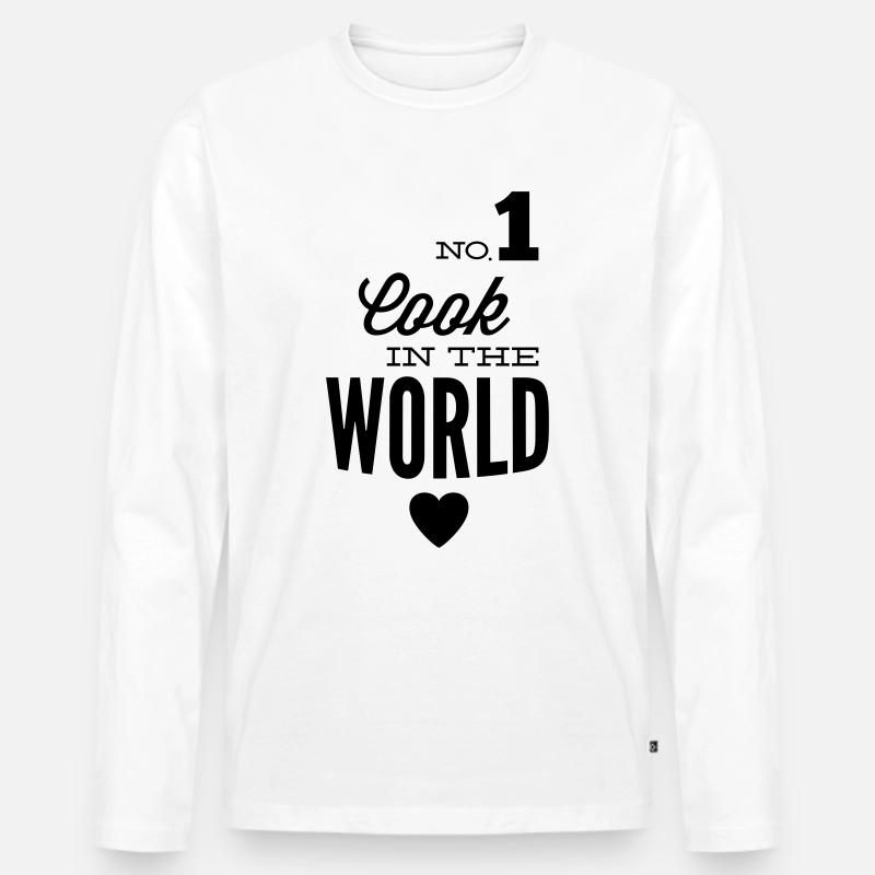 Bester Koch der Welt - Männer Premium Bio Langarmshirt - undefined