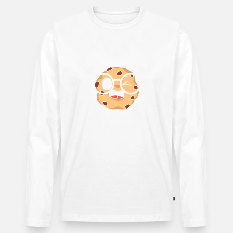 Cookie Smart - Männer Premium Bio Langarmshirt - undefined
