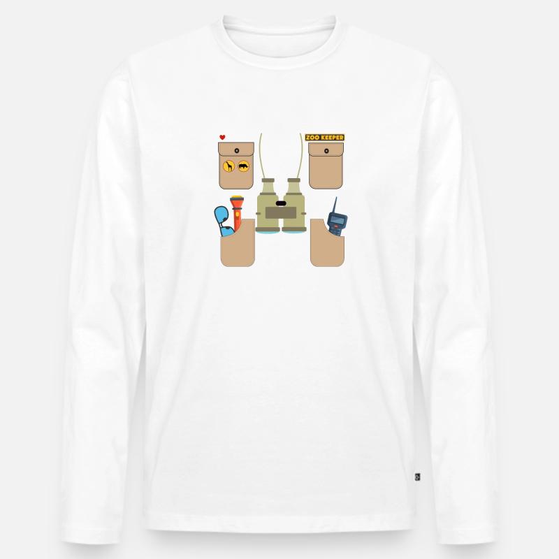 Zookeeper Outfit Costume - Männer Premium Bio Langarmshirt - undefined