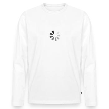 Cardiologue Loading Cardiologie Cardio - T-shirt manches longues Premium bio Homme - blanc - Devant - Nico (187cm)