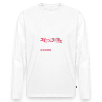 Kidney Stones Recovery Loading Please Wait Surgery - Men's Premium Organic Long Sleeve Shirt - white - Front - Nico (187cm)