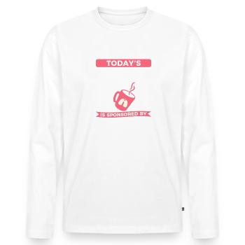 Today's Respiratory Therapist Is Sponsored By - Men's Premium Organic Long Sleeve Shirt - white - Front - Nico (187cm)