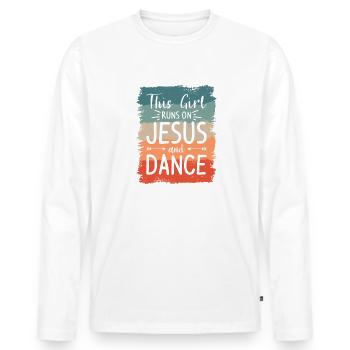 I'm The Crazy Rehab Nurse They Warned You About RN - T-shirt manches longues Premium bio Homme - blanc - Devant - Nico (187cm)