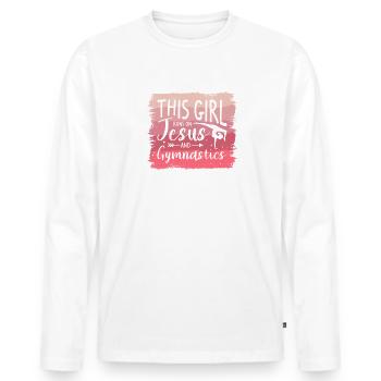 I'm The Crazy Rehab Nurse They Warned You About RN - T-shirt manches longues Premium bio Homme - blanc - Devant - Nico (187cm)
