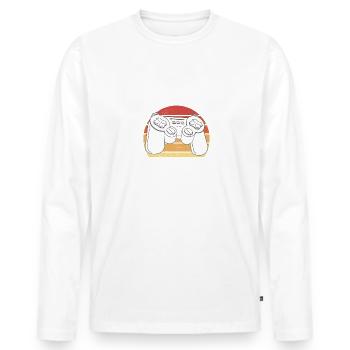 I'm The Crazy Rehab Nurse They Warned You About RN - T-shirt manches longues Premium bio Homme - blanc - Devant - Nico (187cm)