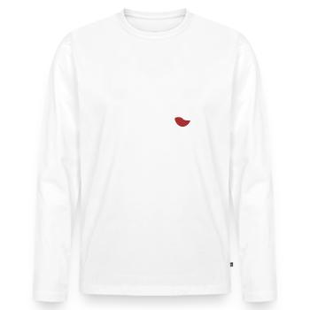 This Real Estate Agent Needs Wine Broker Realtor - Men's Premium Organic Long Sleeve Shirt - white - Front - Nico (187cm)