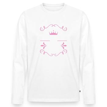 Schusterin Geburtstag 1985 Jahrgang Schusterei Geb - Männer Premium Bio Langarmshirt - Weiß - Vorne - Nico (187cm)
