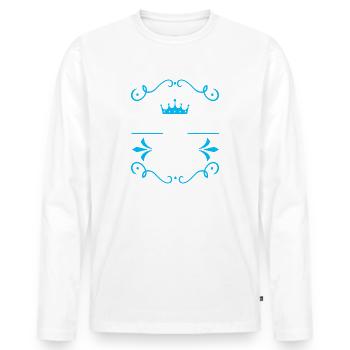 Geburtstag 1985 Lackierer Kollege Lackiererei Geb - Männer Premium Bio Langarmshirt - Weiß - Vorne - Nico (187cm)