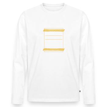 May Start Talking About Dirty Window Fensterputzer - Männer Premium Bio Langarmshirt - Weiß - Vorne - Nico (187cm)
