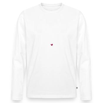 I'm Your Home Girl, Real Estate Agent - Men's Premium Organic Long Sleeve Shirt - white - Front - Nico (187cm)