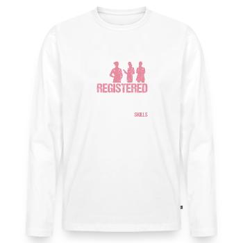 Nurse Registered Skills Nursing Hospital - Männer Premium Bio Langarmshirt - Weiß - Vorne - Nico (187cm)
