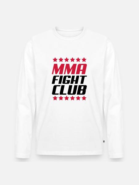 mma02 - Men's Premium Organic Long Sleeve Shirt - white