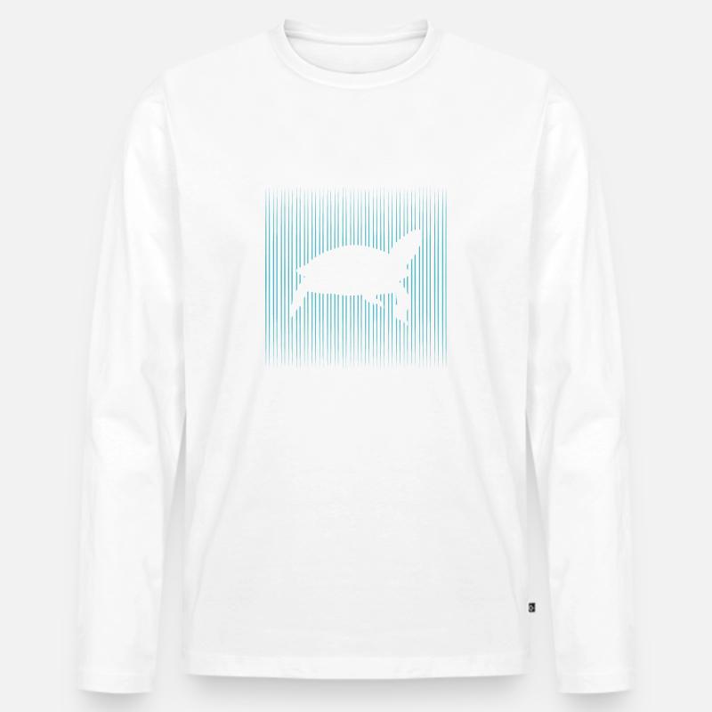 Shield toad with turtle - Men's Premium Organic Long Sleeve Shirt - undefined