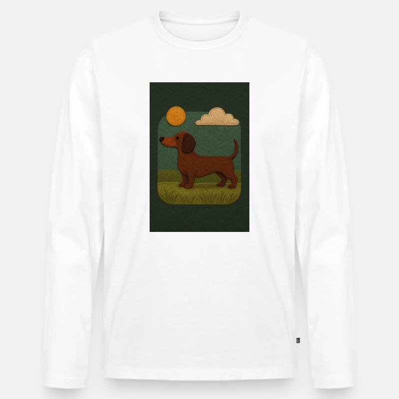 file_0000000075bc622fa510b8c423934e6d - Männer Premium Bio Langarmshirt - Weiß