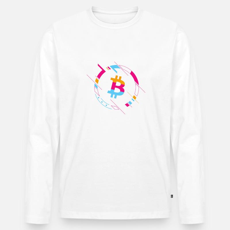 Bitcoin - Männer Premium Bio Langarmshirt - undefined