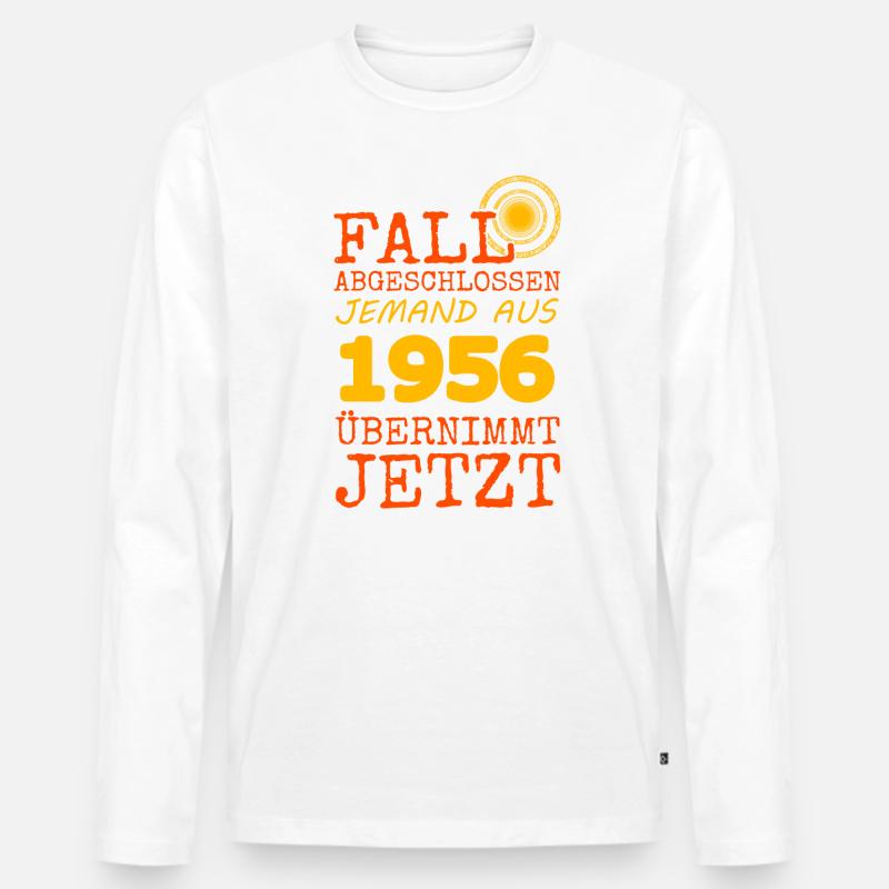 Witzig 1956 - Männer Premium Bio Langarmshirt - undefined