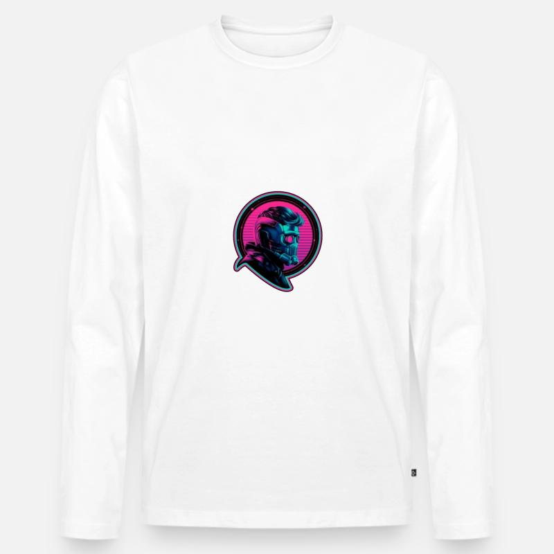 Sternenlord - Männer Premium Bio Langarmshirt - undefined