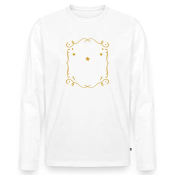 Geburtstag Kollege September beste Kollegen Chef - Männer Premium Bio Langarmshirt - Weiß - Vorne - Nico (187cm)