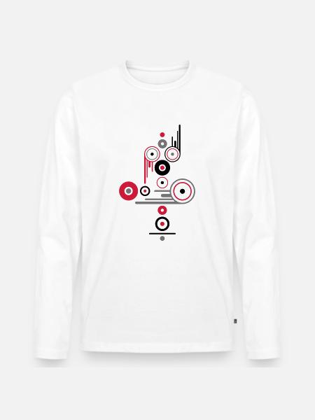 access - Men's Premium Organic Long Sleeve Shirt - white