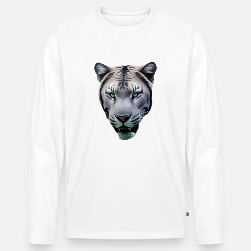 versprechen - Männer Premium Bio Langarmshirt - Weiß