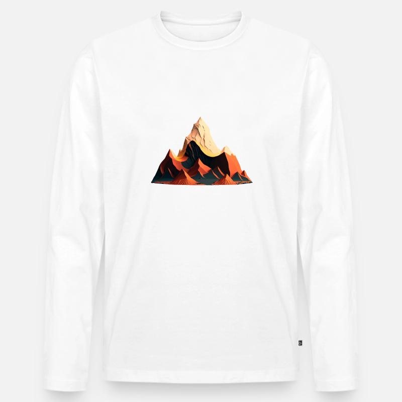 SURREAL - Männer Premium Bio Langarmshirt - Weiß