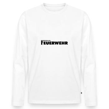 Freiwillige Feuerwehr - Männer Premium Bio Langarmshirt - Weiß - Vorne - Nico (187cm)
