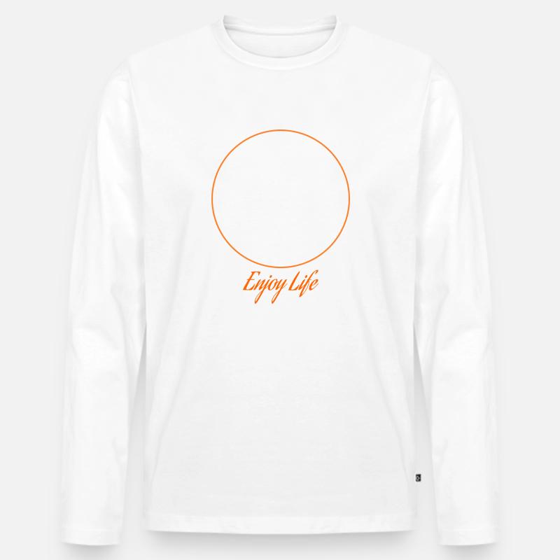 Alpaka Lama - Männer Premium Bio Langarmshirt - undefined