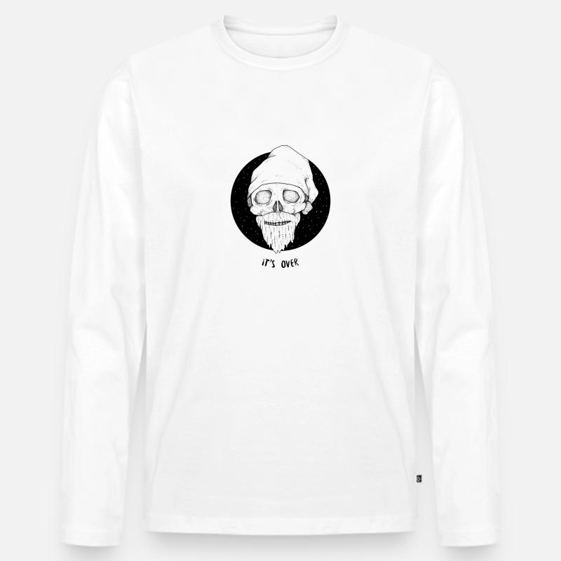 It´s Over - Männer Premium Bio Langarmshirt - Weiß