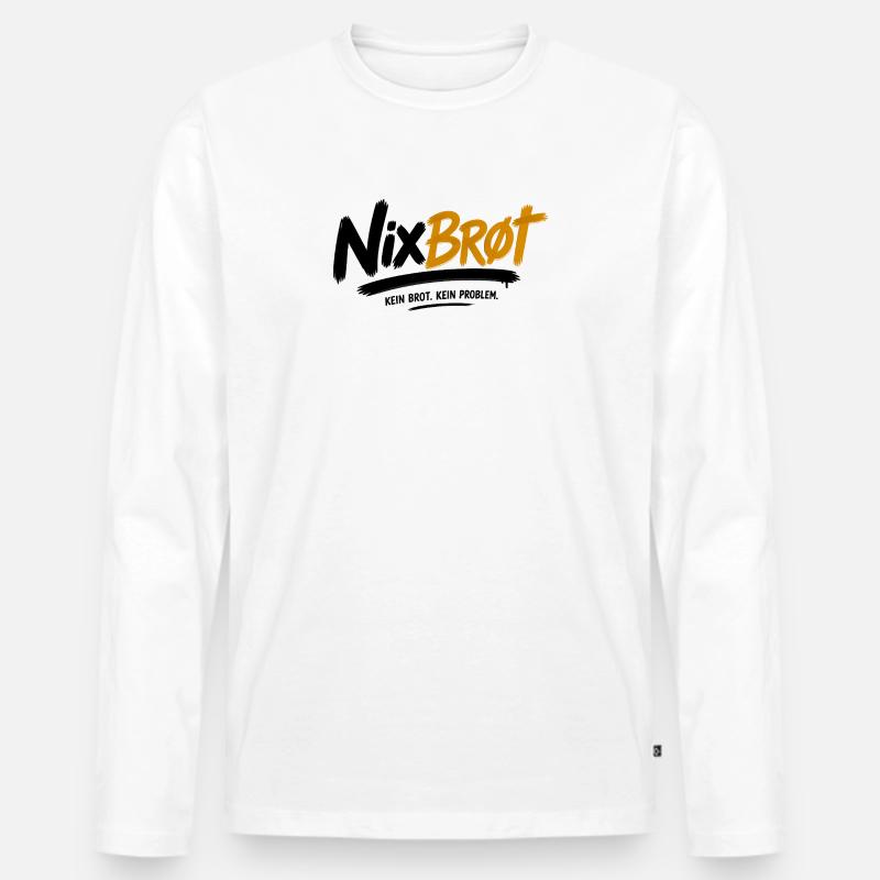 It's all about Nix - Männer Premium Bio Langarmshirt - Weiß