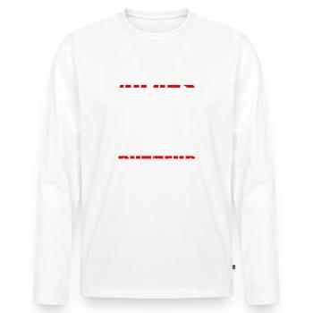 40 ans maillot anniversaire cadeau homme femme - T-shirt manches longues Premium bio Homme - blanc - Devant - Nico (187cm)