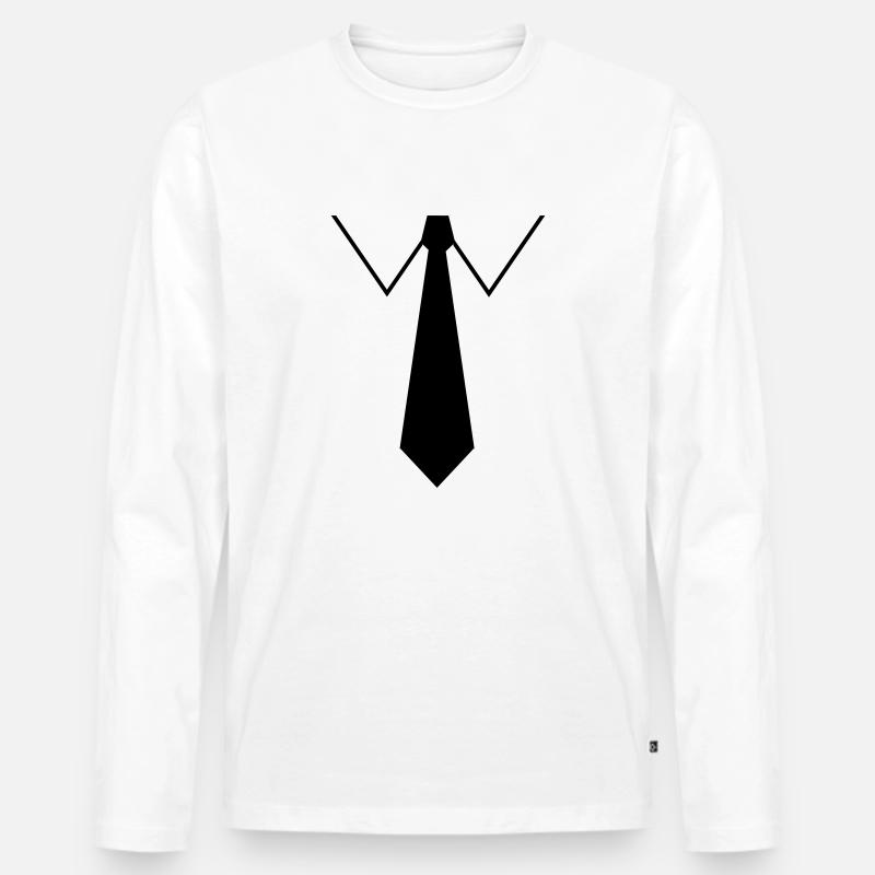 2541614 10986963 karneval - Männer Premium Bio Langarmshirt - Weiß