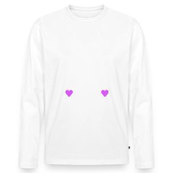 Hen Party Crew Hen - Men's Premium Organic Long Sleeve Shirt - white - Front - Nico (187cm)