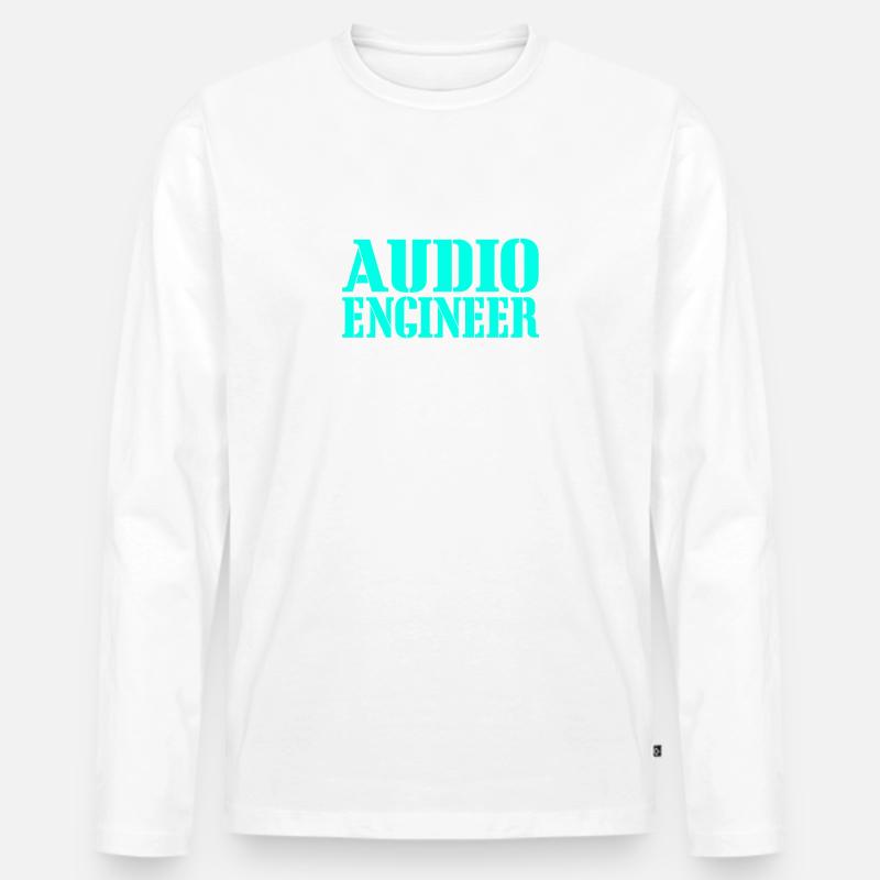 AUDIO ENGINEER - Männer Premium Bio Langarmshirt - undefined