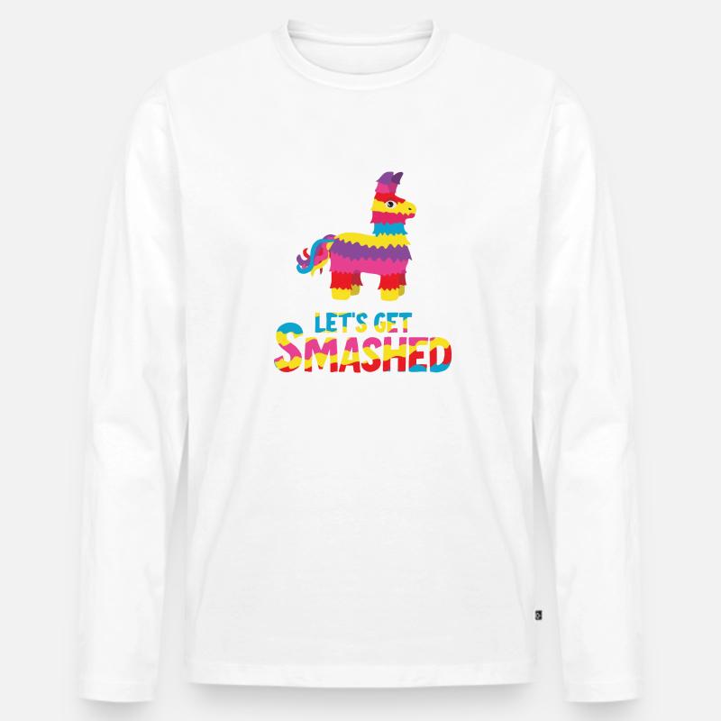 Let's Get Smashed Pinata - Männer Premium Bio Langarmshirt - undefined