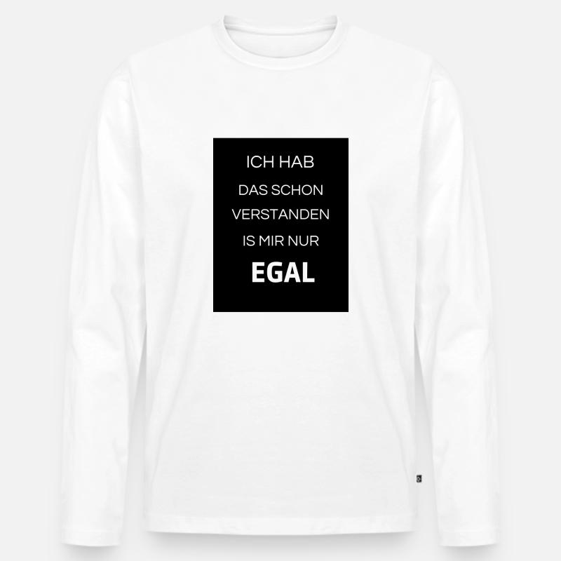 ER WARS 3 - Männer Premium Bio Langarmshirt - Weiß