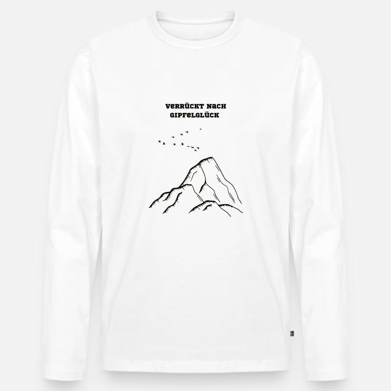 1 - Männer Premium Bio Langarmshirt - Weiß