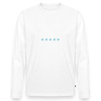 Chemie Lehrer Studium Chemielehrer 2024 Lehramt - Männer Premium Bio Langarmshirt - Weiß - Vorne - Nico (187cm)