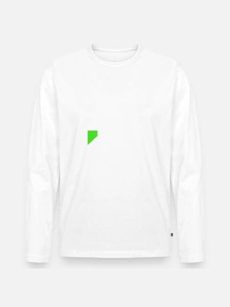 Jack Univers - Men's Premium Organic Long Sleeve Shirt - white