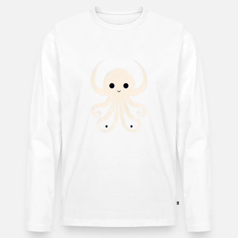 Kanzel - Männer Premium Bio Langarmshirt - Weiß