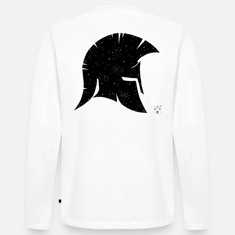 Sparte Galaxy - T-shirt manches longues Premium bio Homme - blanc
