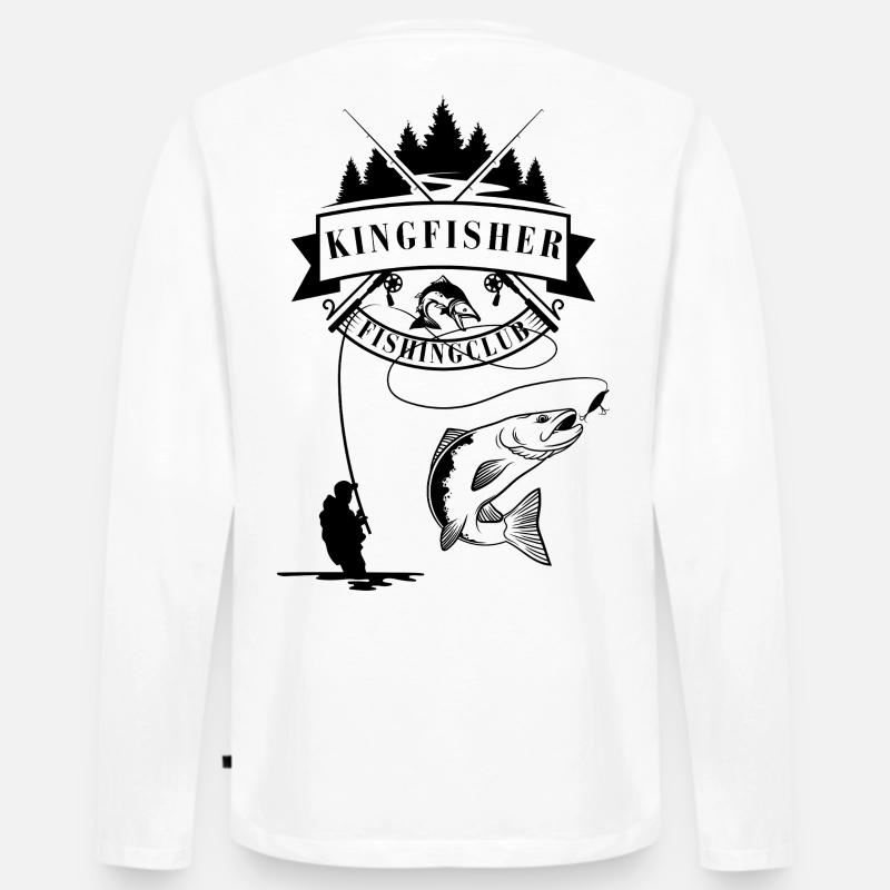 Sigura Design Eisvögel - Männer Premium Bio Langarmshirt - Weiß