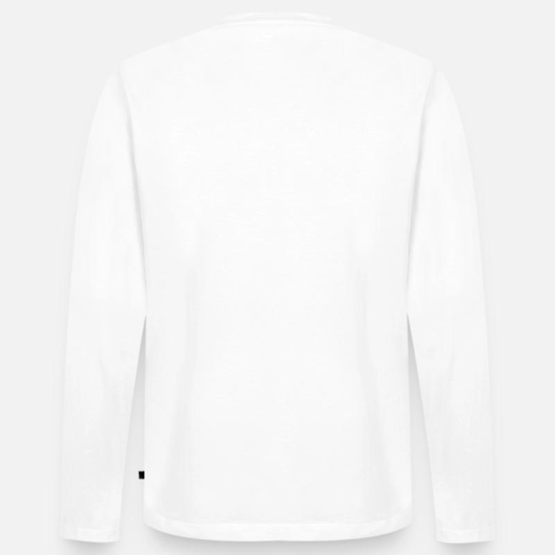 Raclette 11 bester Schweizer Fussballer - Männer Premium Bio Langarmshirt - Weiß
