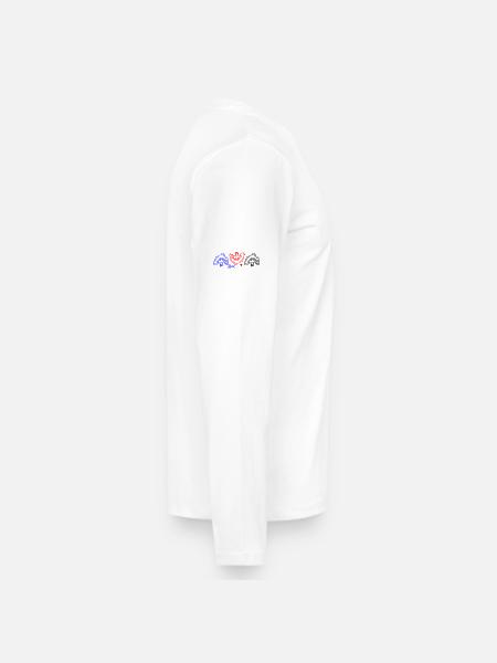 Ornaments Fantasy - Men's Premium Organic Long Sleeve Shirt - white