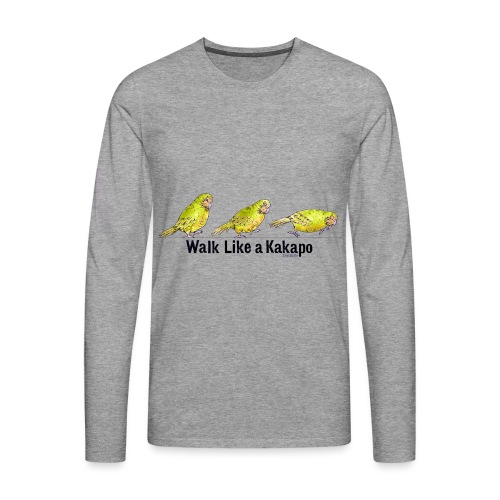 Kakapo Vogel - Men's Premium Longsleeve Shirt