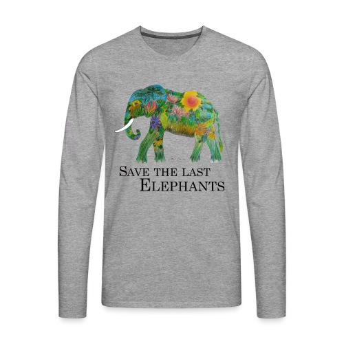 Save The Last Elephants - Männer Premium Langarmshirt