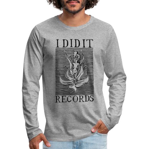 I Did it Records - Långärmad premium-T-shirt herr